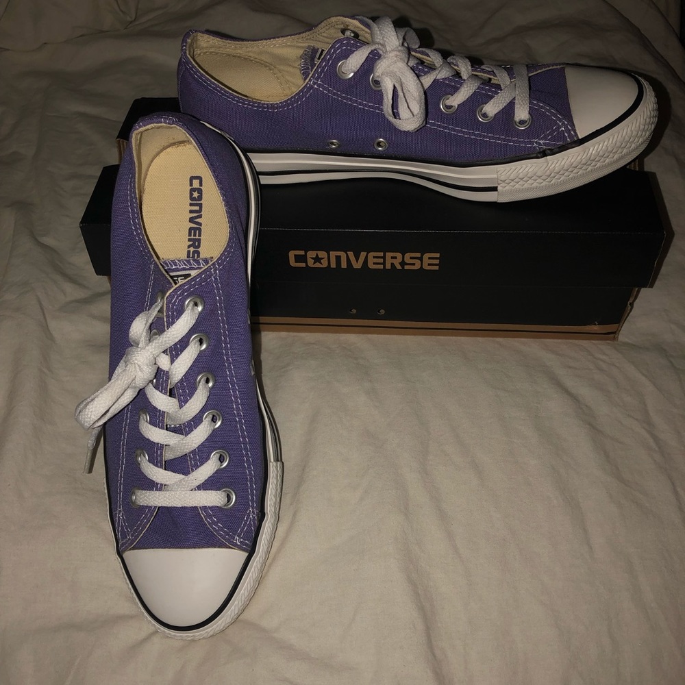 Purple Low-top Converse